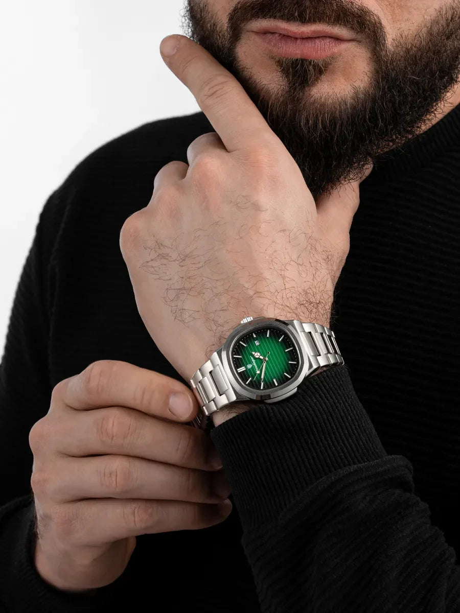 Relógio POEDAGAR Clássico Modern 40mm - Masculino Quartz | Impermeável