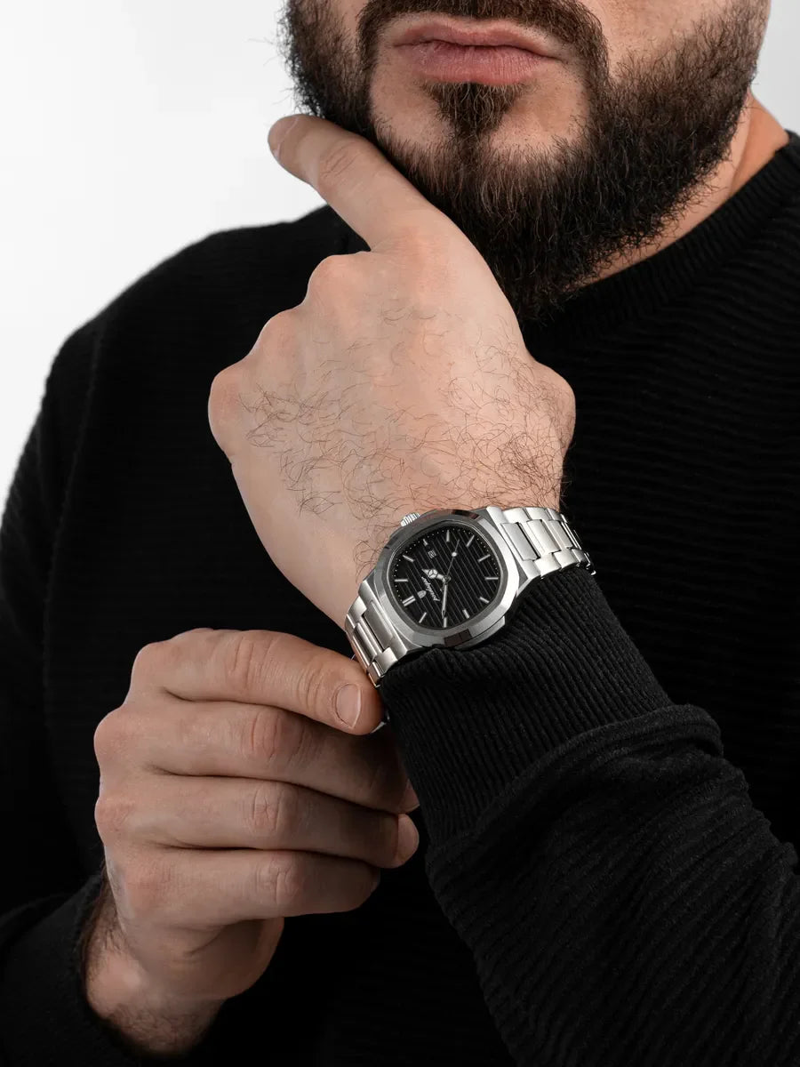 Relógio POEDAGAR Clássico Modern 40mm - Masculino Quartz | Impermeável