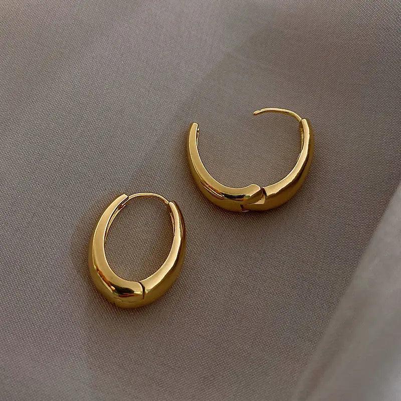 Brinco Argola Diva Banhado a Ouro