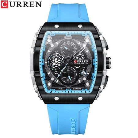 Relógio Masculino Curren Premium Cronógrafo, 30M à Prova d’Água