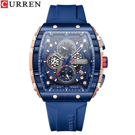 Relógio Masculino Curren Premium Cronógrafo, 30M à Prova d’Água