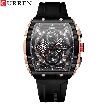 Relógio Masculino Curren Premium Cronógrafo, 30M à Prova d’Água