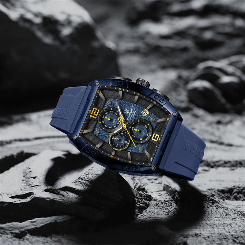 Relógio Masculino OBSIDIAN Luxo Cronógrafo – 30M à Prova d’Água