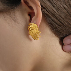 Brinco Atemporal Banhado a Ouro 18k